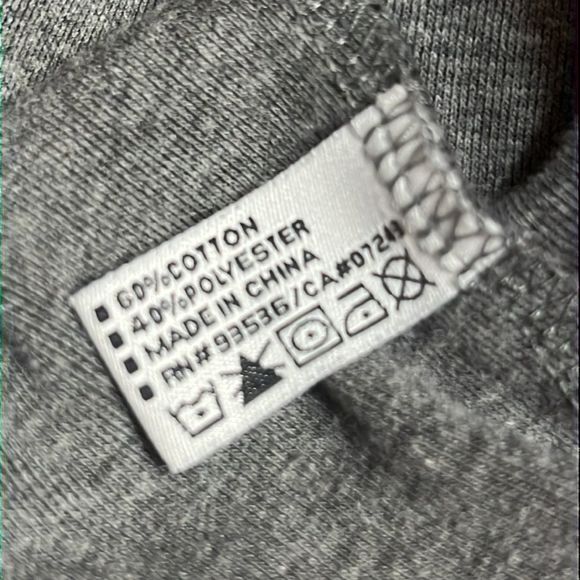 Ecko Unlimited Grey Red Trim Zip Up Sweatshirt Jacket Sz XL - Picture 6 of 10